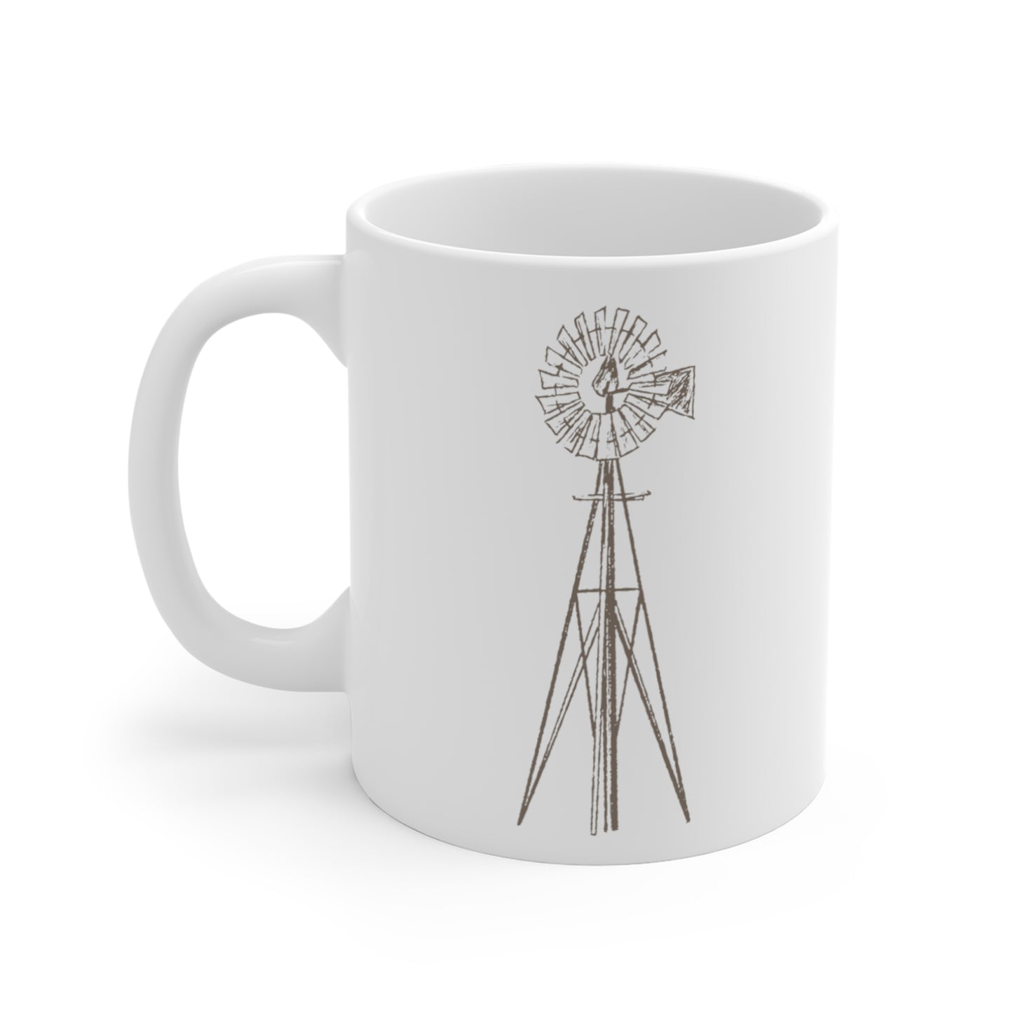 Western Mug, Country Life Mug, 11oz Mug, Windmill Mug, Country Mug, Simple Life