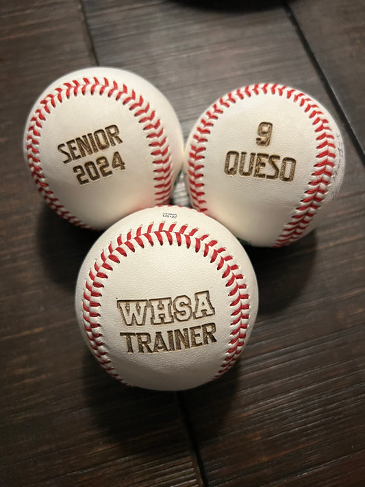 Personalized, Engraved, GameBall Baseball