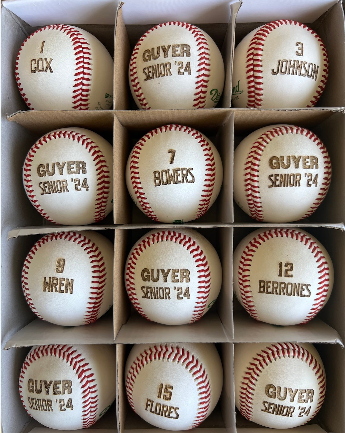 Personalized, Engraved, GameBall Baseball