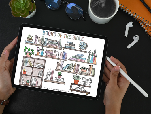 Books of the Bible Tracker, Bible Tracker, Bible Reading Plan